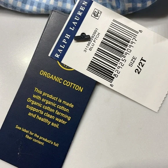 Polo Ralph Lauren- Girls Blue Patch Leggings Perfect for March Break or gift - Picture 4 of 5